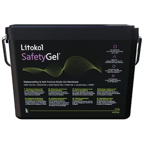 Membrane imperméabilisante SafetyGel (remplace Aquamaster Evo) 5kg LITOKOL