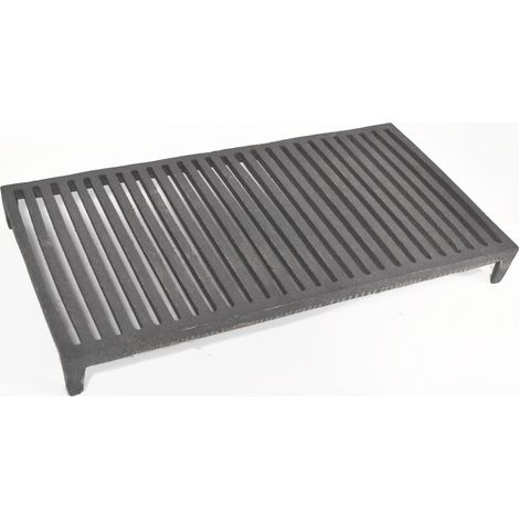 Chenet en fonte 52,5 x 28 cm – Durable pour cheminées et foyers extérieurs – Poids 8,7 kg – Épaisseur 1,5-1,8 cm