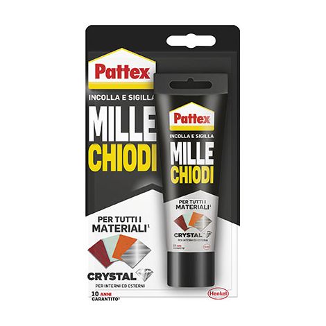 PATTEX MILLECHIODI CRYSTAL - GR 90- 4 pezzi