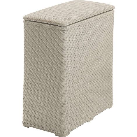 Aqualine - Cesto para ropa sucia 50x55x28 cm, beige 203803 (1/2)