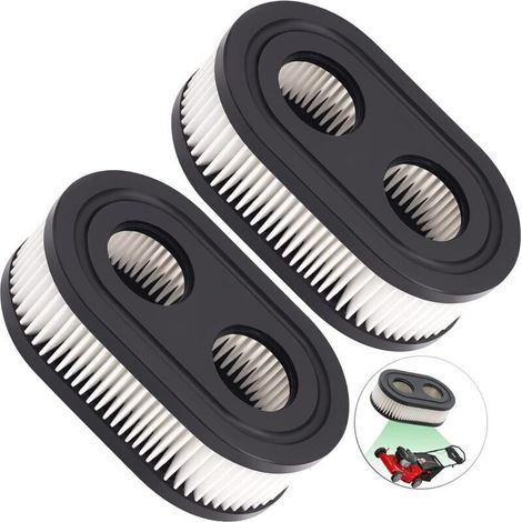 Patronenfilter für Luftfilter 593260, 798452, 334404, Ersatzfilter für Rasenmäher (Motoren 4247, 5432, 5432k, 09P00, 09P702, 550E, 500EX, 550EX, 625, 575EX) (2 Stück) (1/4)