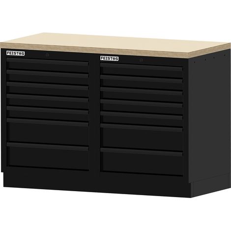 FEISTOS EOS 2x 7er Schubladenschrank+kurzer Platte