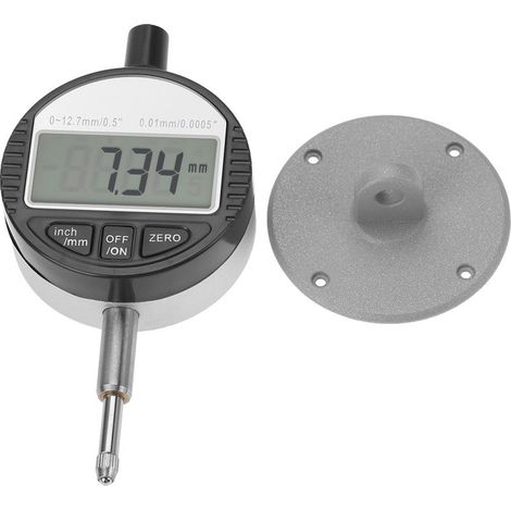 Palpeur Digital à Grand écran pour Mesure Machining, Alimentation par Cellules, 0-12.7mm (1/5)