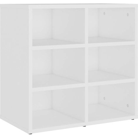 vidaXL Shoe Cabinet White 52,5x30x50 cm