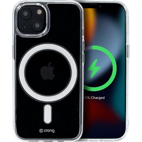 Crong Clear MAG Cover - Custodia MagSafe per iPhone 13 mini (Trasparente) (1/5)
