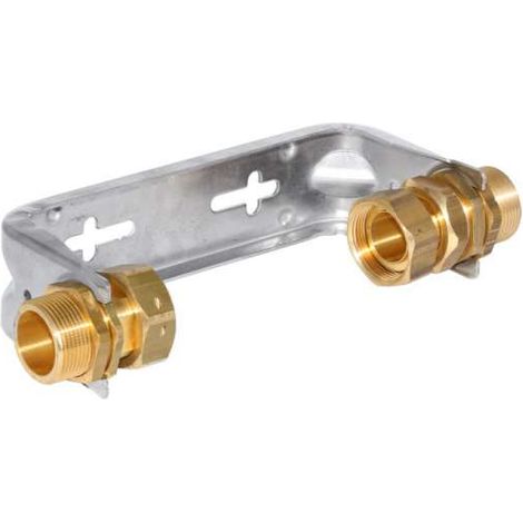 Anschlussgarnitur verstellbarer Wandabstand Q3 10 G 11/4" x 11/4" AG für Steigrohrzähler QN (1/2)