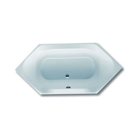 Baignoire à 6 angles SPECTRA 1800x800x480mm blanc (1/3)