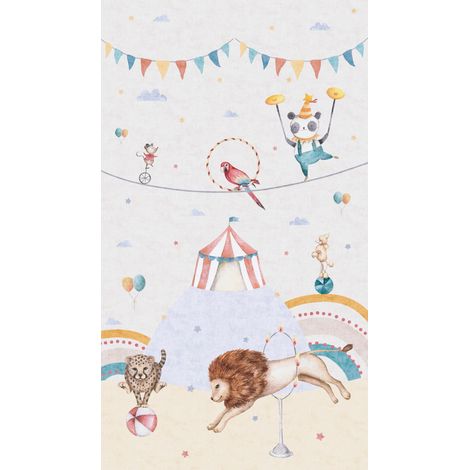Papier peint intissé Animaux Multicolore - 8,80 x 0,53 m (1/3)
