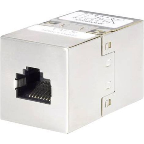 Online Store RJ45 (croisé) réseau informatique Adaptateur CAT 5e [1x RJ45 femelle - 1x RJ45 femelle] métal W076292 (1/2)