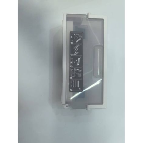 Convient aux aspirateurs robots Ecovacs Deebot T9 et T8 avec collecte automatique de poussière, bac à poussière blanc.