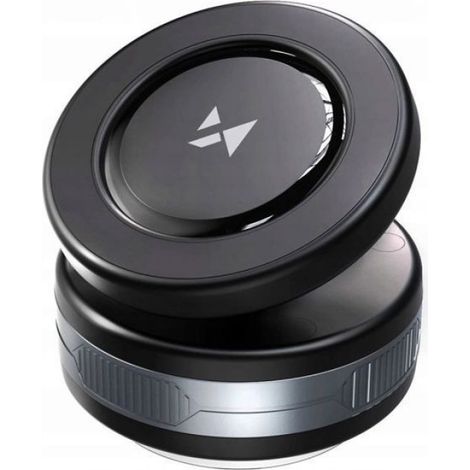 Support Voiture - Chargeur Sans Fil Qi Compatible MagSafe - Rotation 360° - Ventouse Pare-Brise - Noir - 1 Pièce (1/5)