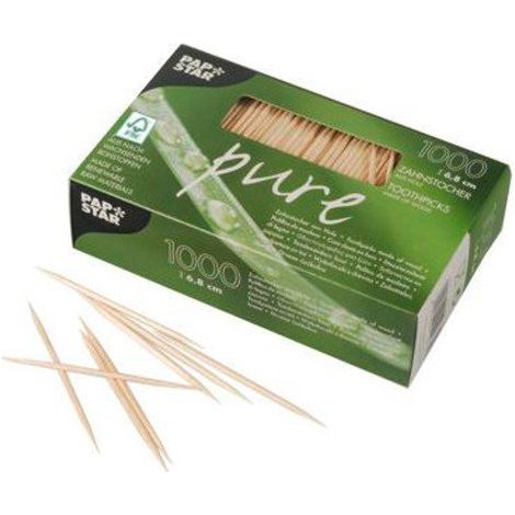 Cure-dent en bois - Lot de 1000