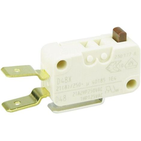 ZF D489-V3AA Microrupteur D489-V3AA 250 V/AC 21 A 1 x On/(On) à rappel 1 pc(s) (1/3)