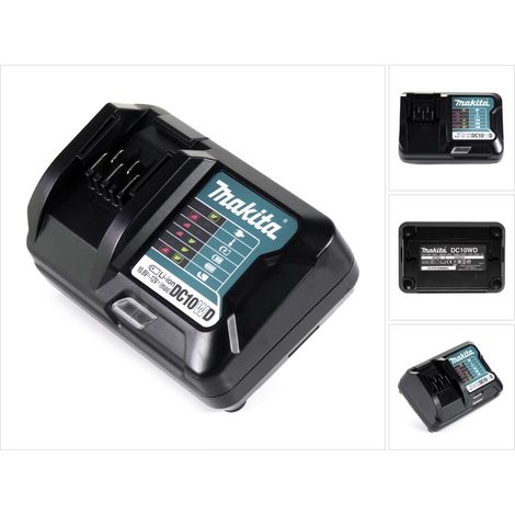 Caricabatterie Makita DC 10 WD per batterie Li-Ion da 10,8 - 12 V ( 197343-0 ) (1/5)