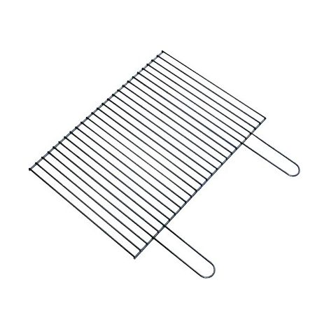 Parrilla rectangular barbacoa leña 60x40cm (1/2)