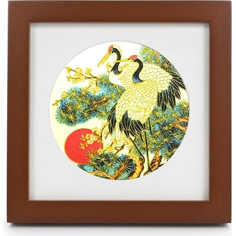 21 x 21 cm Cadre Déco Mural Bois Tableau Décoration Murale Salon et Chambre Objet Décoratif pour la Maison Poser sur Table ou Accrocher au Mur pour Chevet Couloir Galerie Bureau (1/5)