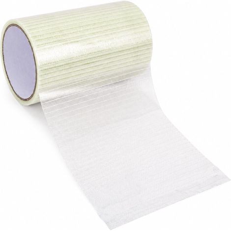 1 Rouleau Ruban de Réparation Toile de Store, Duct Tape Adhésif Étanche 15 cm x 9 m, Kit pour Store Banne, Tente, Bâche, Auvent Camping-Car, Voile et Housse Bateau (1/5)