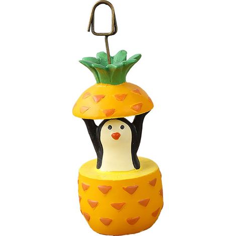 Notizhalter mit Fotoclip, Erinnerungshalter, Harzclip, Pinguin-Schreibtischdekoration (1/5)