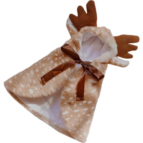 Costume natalizio a tema renna, accessori per feste - S