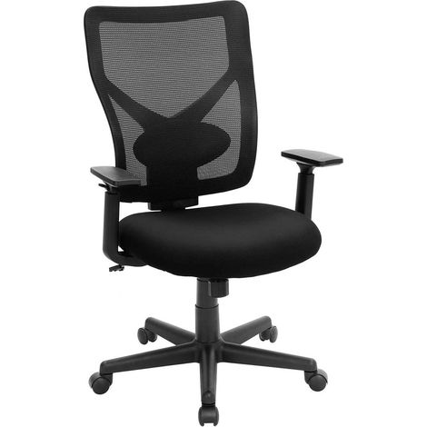 Silla de oficina con respaldo de malla