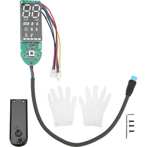 Le circuit imprimé de scooter électrique contient le tableau de bord de scooter de couverture d'écran avec l'affichage clair pour Ninebot MAX G30 (1/5)
