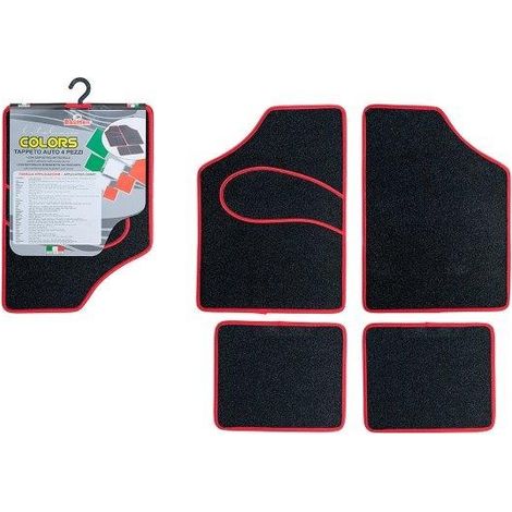 Tappetini Auto Moquette 4 Pezzi Antiscivolo Con Battitacco Salvascarpa Rhutten (1/2)