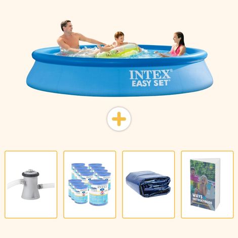 Intex Piscine Easy Set Ronde - 305x61 cm - 5-pièces  SCB102 (1/5)