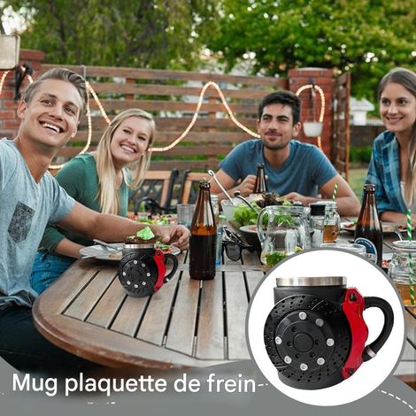 Mugs à Café Originaux - Design Disque de Frein Mug Drôle (1/4)