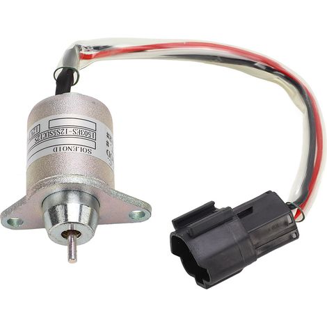 Électrovanne d'arrêt DC12V 119233‑77931, pièce de rechange métallique haute performance pour Hyundai (1/5)