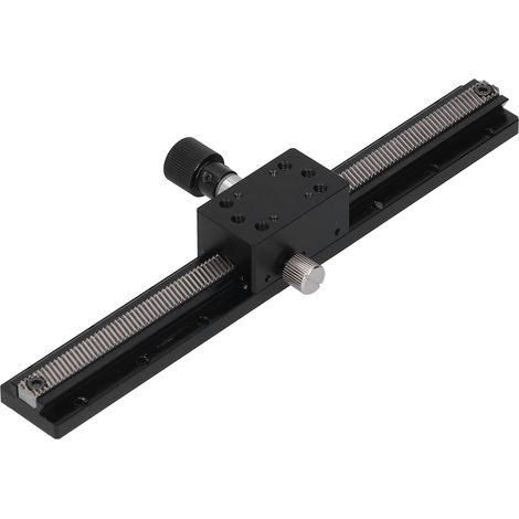 Platine linéaire à axe X avec rainure en queue d'aronde, longue course, plateforme de réglage fin, table coulissante HC25-A200 (1/5)