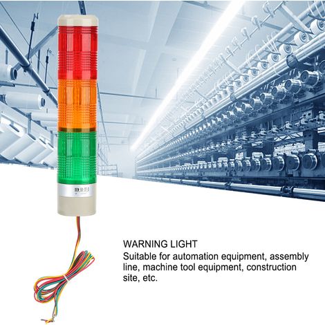 Voyant de Signalisation LED 220V AC Fixe pour Machine Avertissement Lumière (1/5)