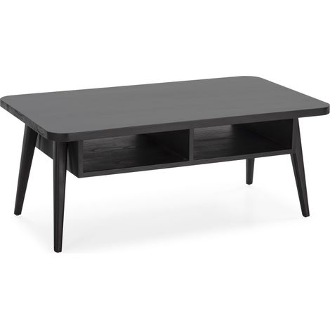 Mesa De Centro 106X60X43 Madera Negro (1/3)