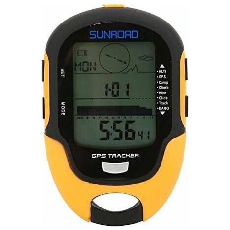 Altimètre GPS Multifonctionnel FR510 Altimètre de Navigation GPS Extérieur Compas Instrument de Mesure de l'Humidité de la Température (1/5)