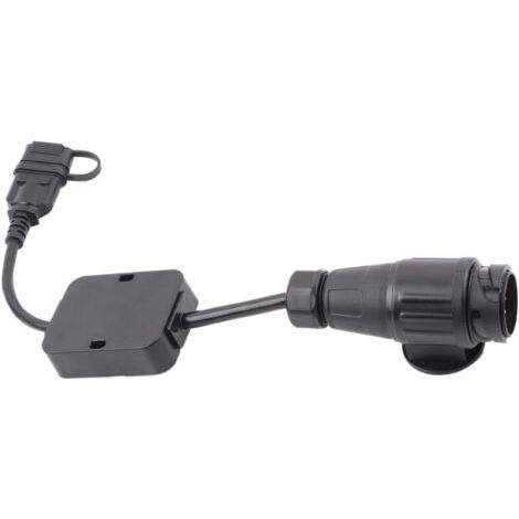 SUNXURY Connecteur de remorque Adaptateur de cblage de circuit de feu arrière européen 13 broches vers américain 4 broches Plug and Play (1/5)