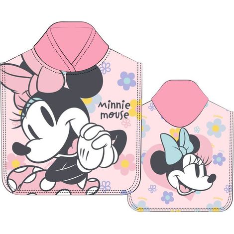 Poncho toalla Minnie Disney microfibra