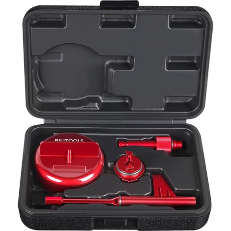 Kit remplissage ATF 9G Tronic 725.0 722.9  Set 4 pièces en aluminium avec outil de vidange, clé 8 mm et raccord M12 x 1,5 pour service de boîte auto (1/5)