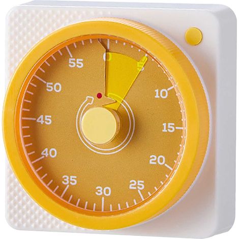 Mechanischer Countdown-Timer, ideal für Haushaltsarbeiten, Kochen, Fitness, Küchentimer, Küchentimer aus Kunststoff, tragbare Stoppuhr, 60-Minuten-Multifunktionstimer mit akustischem Alarm, unverzicht