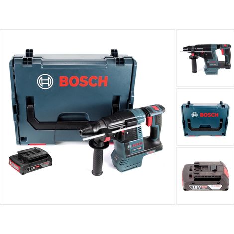 Bosch GBH 18V-26 Akku Bohrhammer 18V 2,6J brushless SDS plus + 1x Akku 2,0Ah + L-Boxx - ohne Ladegerät