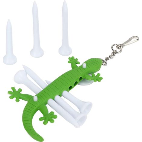 Porte-balles de golf avec dragonne, embout en caoutchouc souple pour sac, rangement 16,5 x 11 x 4,5 cm (1/5)