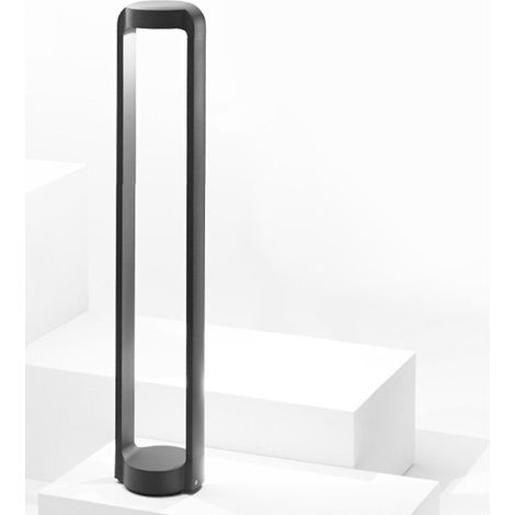 Lampadaire d'extérieur moderne en aluminium gea led eurus ges451 led h50 4000°k ip65
