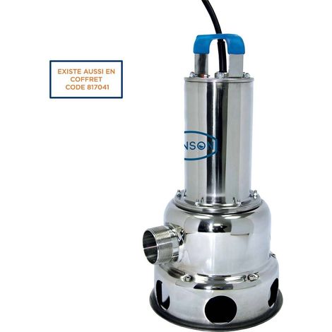POMPE DE RELEVAGE TRI VORTEX 1,45KW INOX EAUX CHARGEES RENSON