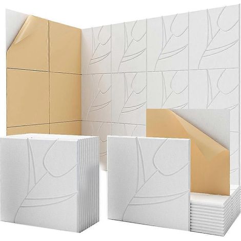Schallschutzwandpaneele, 12 x 12 x 0,4 Zoll selbstklebende Schallschutzpaneele