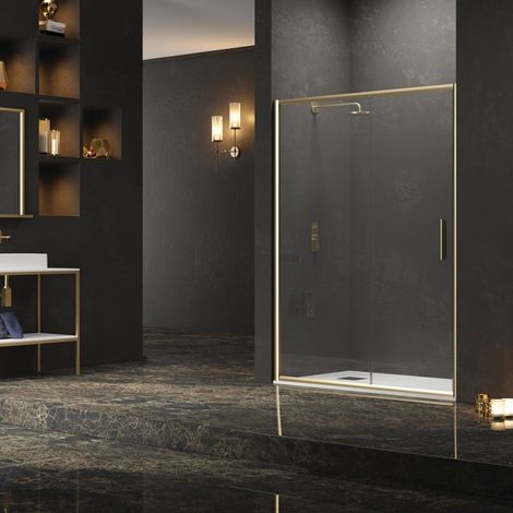 Nicchia doccia 140 cm oro satinato KEF4000 kamalu