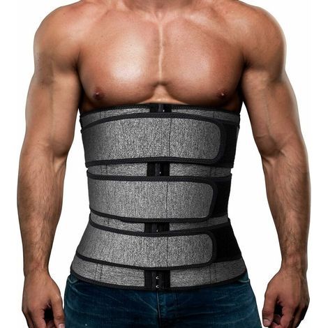 Trimec – 2,5 mm Neopren-Gewichthebergürtel – Verstellbare Lendenwirbelstütze – Fördert die Durchblutung – Für intensive Trainingseinheiten (1/5)