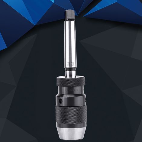 Mandrin de perceuse sans clé autoserrant 113mm pour tour, avec arbre MT2B16 et 1/2" (1/5)