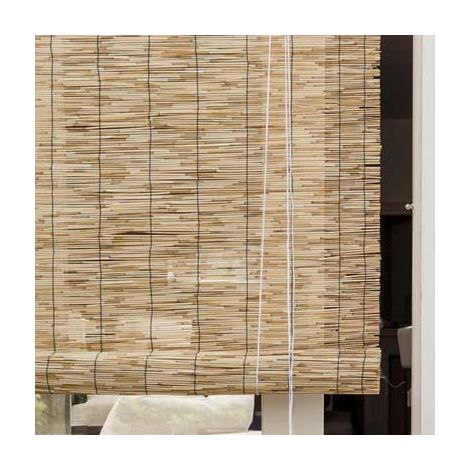 Sombreador de bambú Arella con polea para ventanas 90x180 cm (1/3)