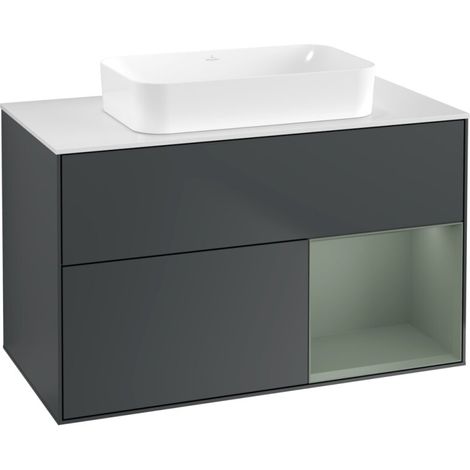 Villeroy & Boch F661GMHG Armoire sous-lavabo Finion F66 (1/2)