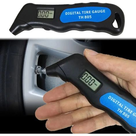 Manomètre numérique universel TH805 avec écran LCD pour pneus de voiture, camion et moto (1/5)