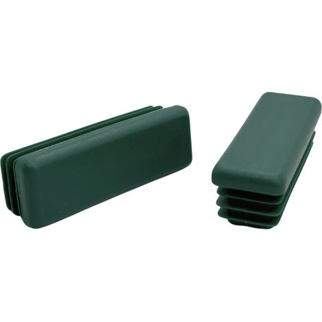 Tappo interno per profilo, palo, tetto 60x20, 100 pezzi, verde (1/5)