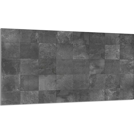 Piastra protettiva in vetro per stufa 90x52 Grigio (1/5)
